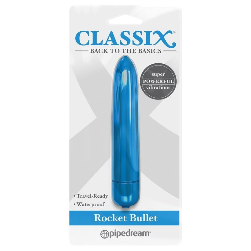 Classix balle vibrante Rocket Bleu