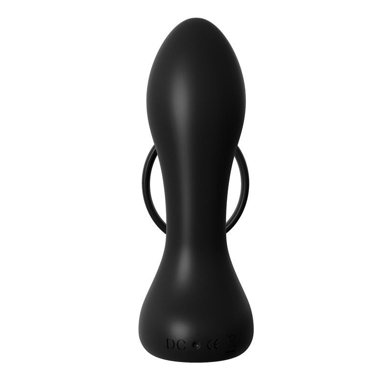 Anneau et Plug Anal Rechargeable Noir