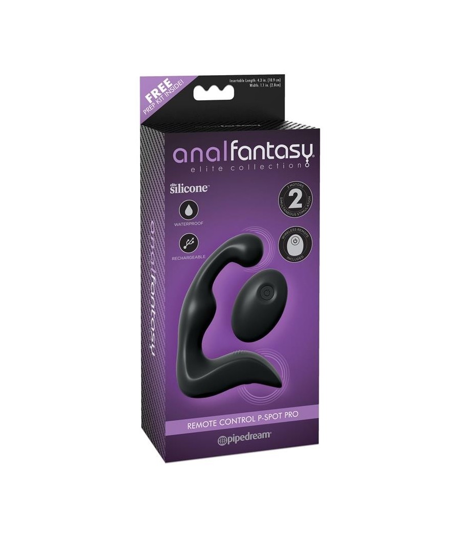 Vibromasseur Prostatique telecommande couleur noir