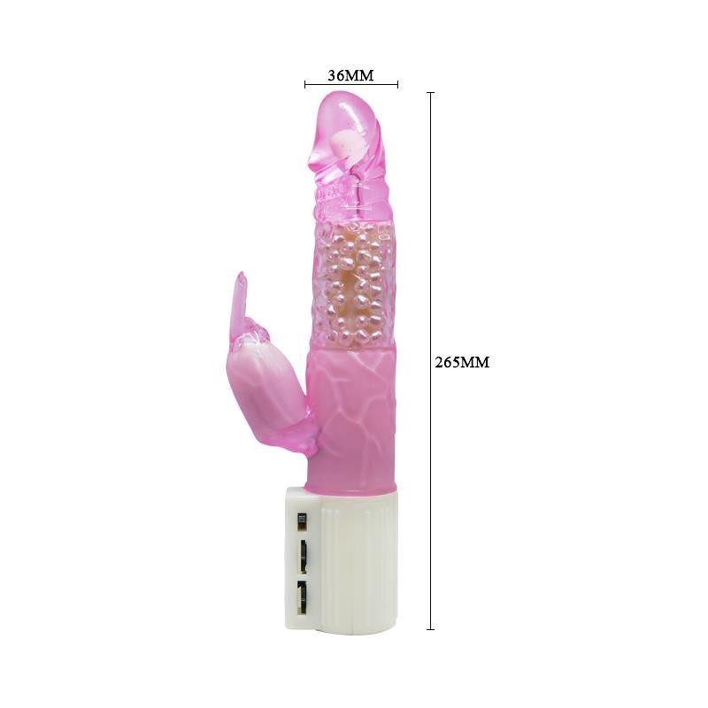Baile Vibromasseur transparent Couleur Rose