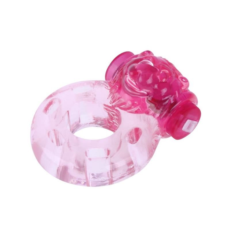 Anneau Vibromasseur couleur ours rose