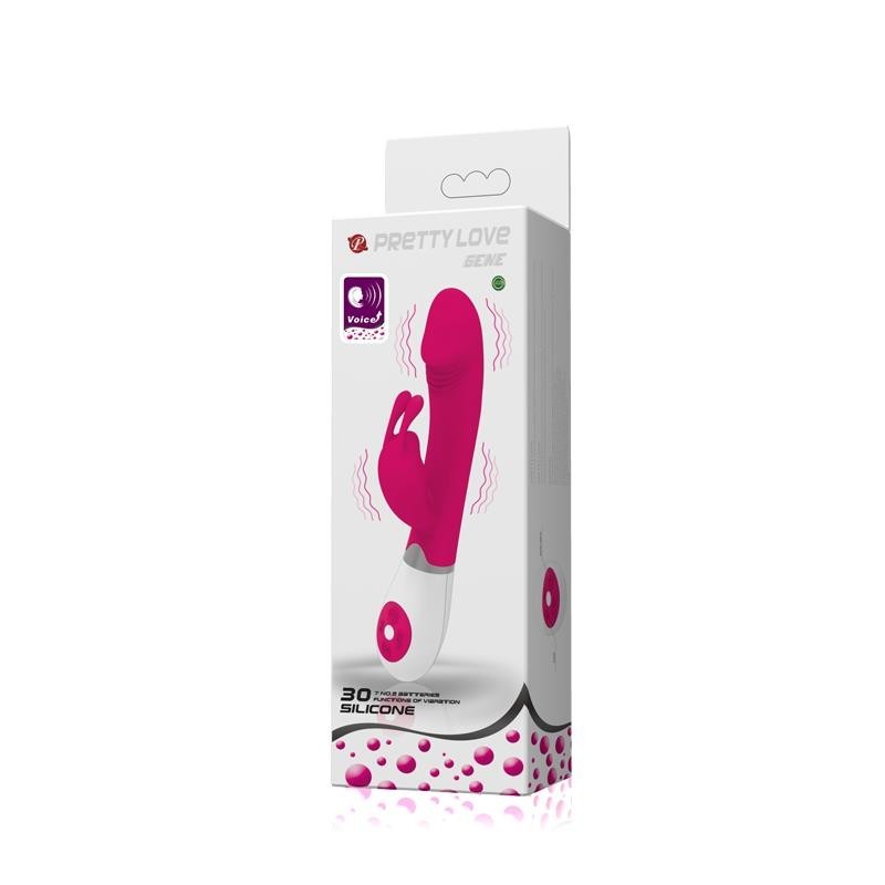 vibromasseur Gene avec controle vocal couleur rose