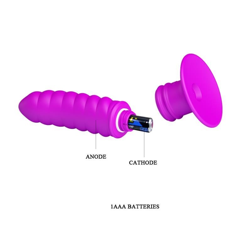 Vibromasseur Twist Plug Anal mauve