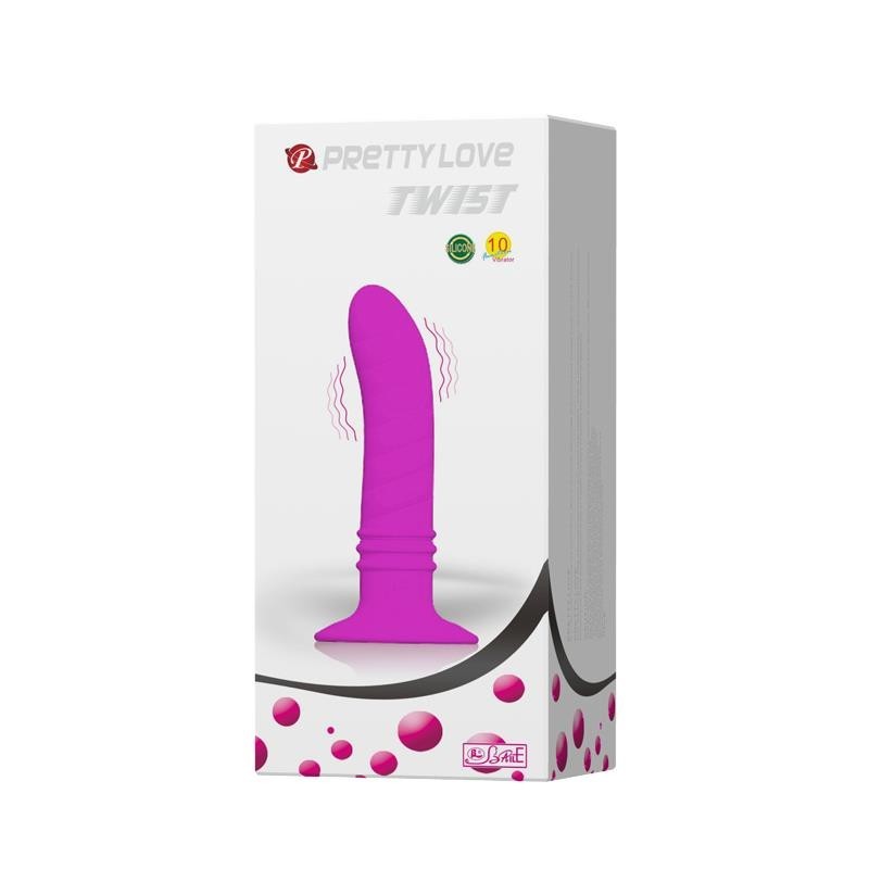 Vibromasseur Twist Plug Anal mauve
