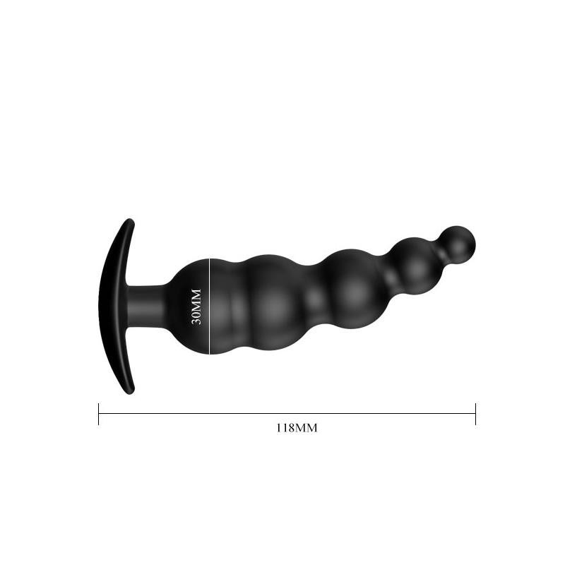 Plug Anal bules silicone Noir