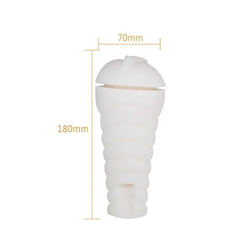 Pretty Love Masturbateur Sallet blanc et dorée