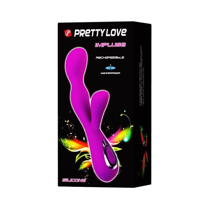 Pretty Love Vibromasseur Impluse couleur pourpre cl25