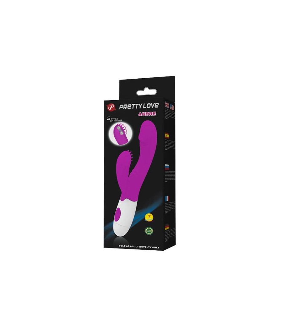 Andre vibromasseur Rabbit Couleur Violet