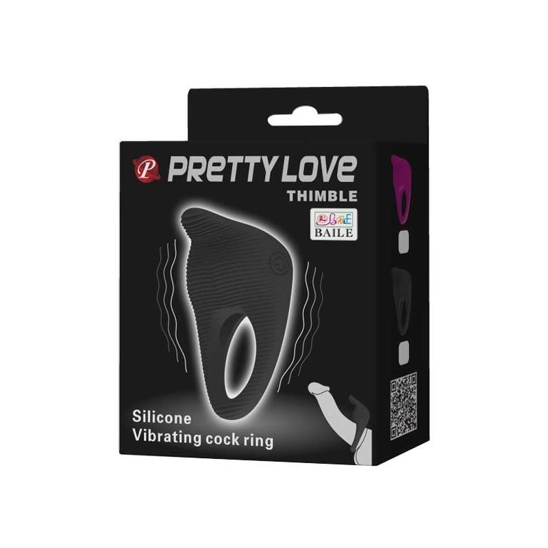 Anneau Vibrant Thimble Noir