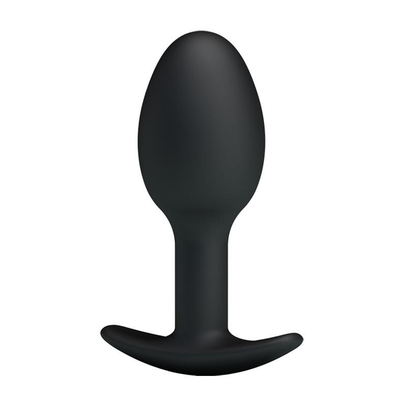 Plug Anal silicone Noir avec boule