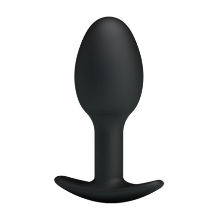 Plug Anal silicone Noir avec boule