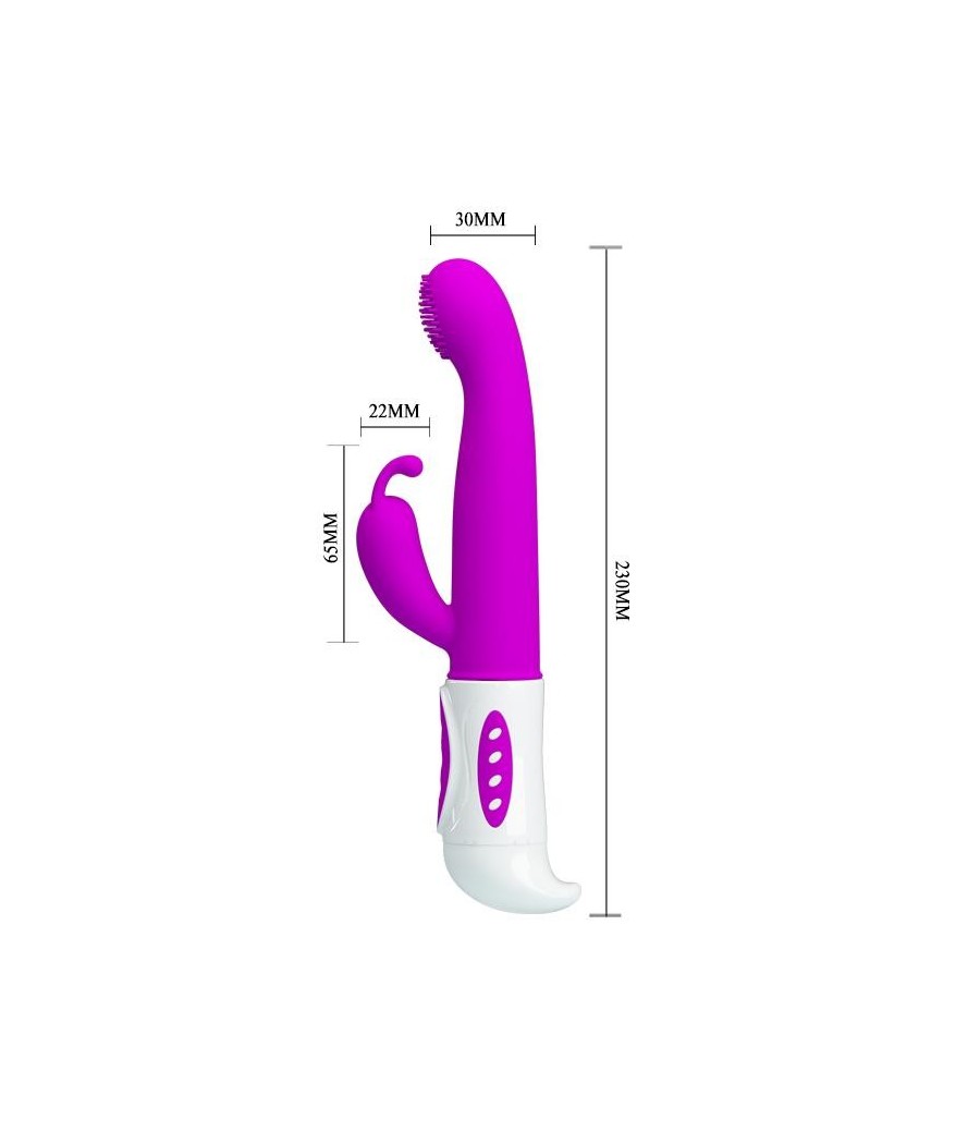 Hugh vibromasseur Rabbit couleur rose