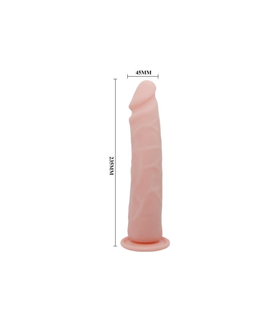 Gode avec ventouse Couleur Naturel 23,5 cm