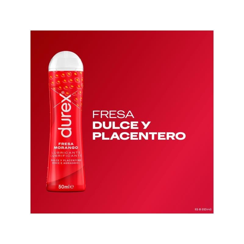 Lubrifiant Durex play fraise 50 ml
