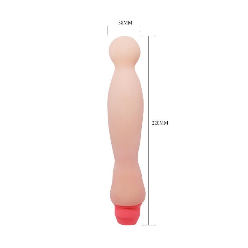 Gode Vibromasseur Couleur Naturel 22 cm