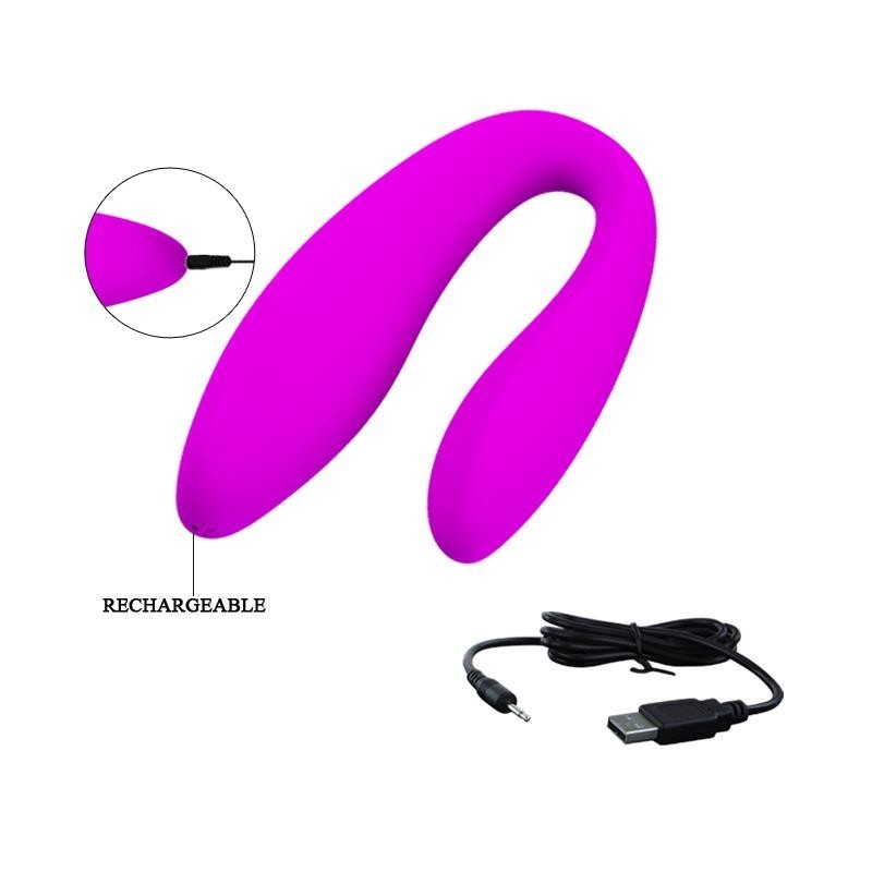 Stimulateur de couples télécommande rose