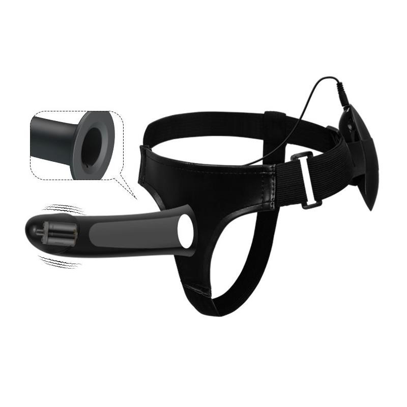 harnais avec Gode creux et télécommande Vito