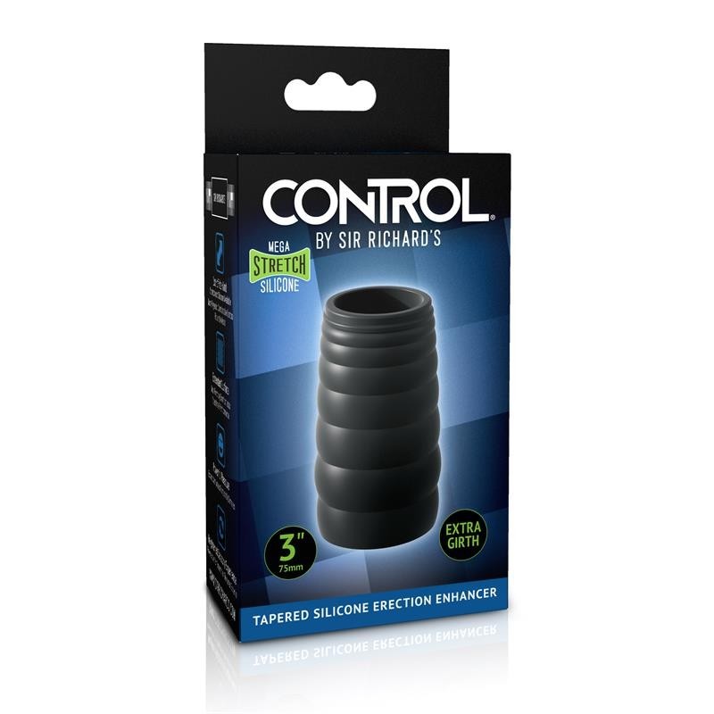 Prolongateur de l'érection Control conique silicone