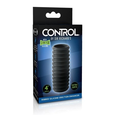 Prolongateur de l'érection Control cotelé silicone