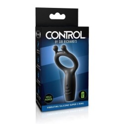 Anneau Vibromasseur silicone rechargeable Control Vibrant Super C-Ring