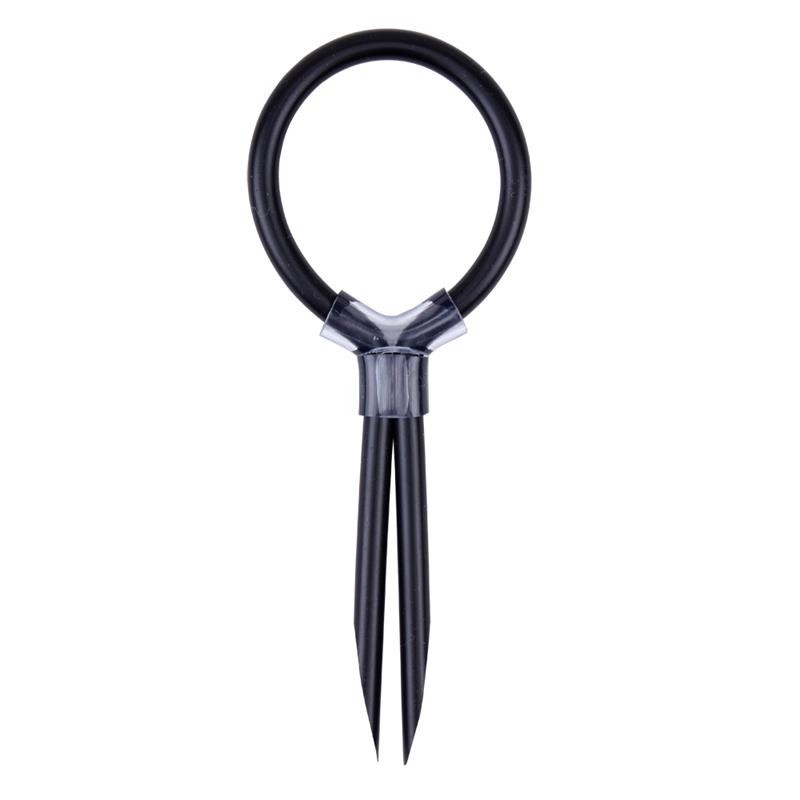 Anneau à pénis reglable Stud silicone noir