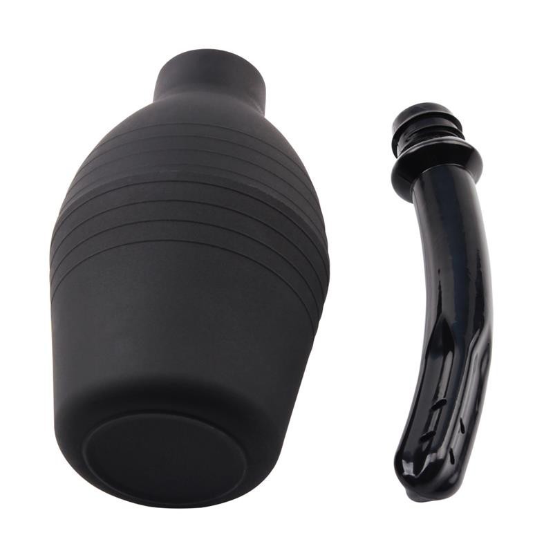 Douche anale nettoyante pour les fesses 25,5 cm Noir