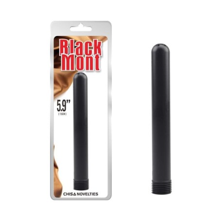 douche Tube nettoyant anal 15 cm Noir