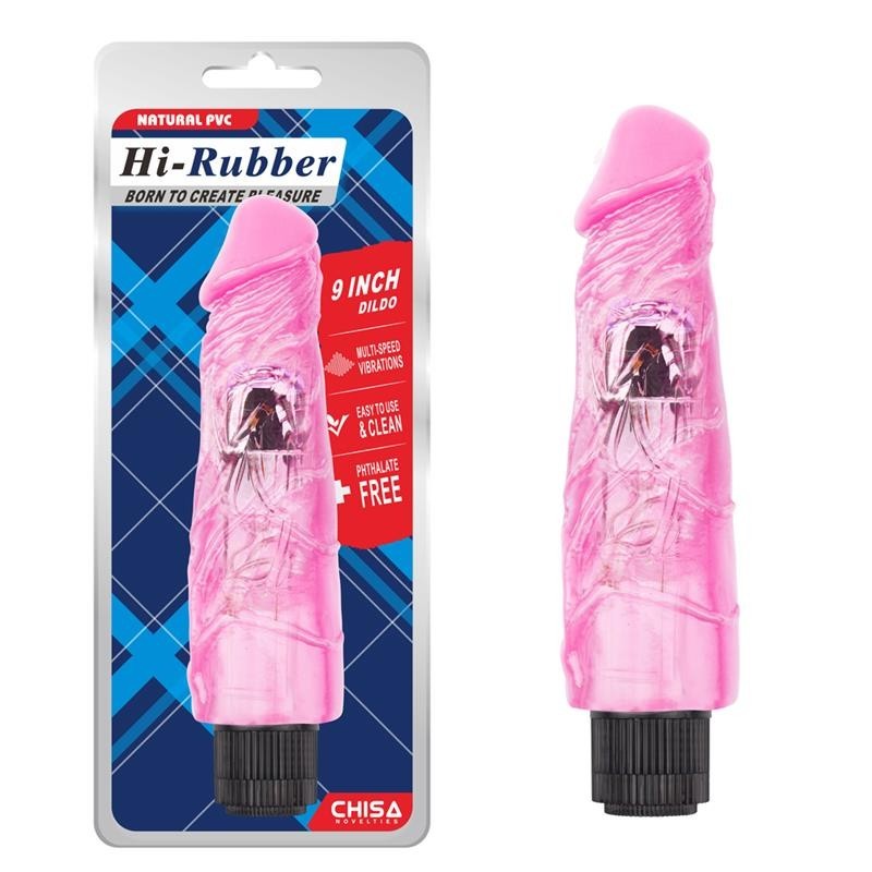 vibromasseur Hi-Rubber 9 Rose