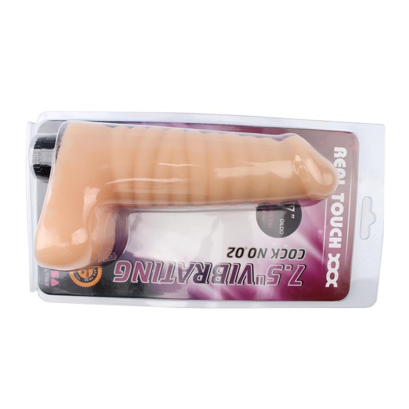 Vibromasseur No.02 T-Skin 7.5 Naturel