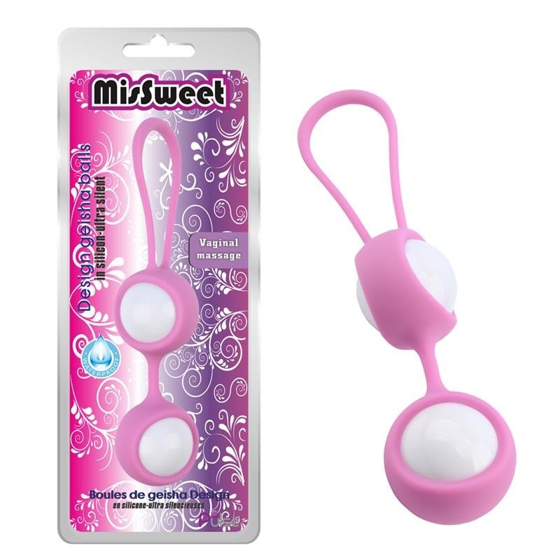 boules Geisha MisSweet 17,7 cm silicone Rose