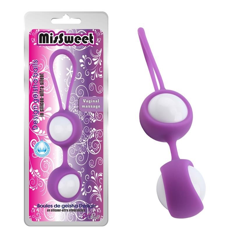 boules Geisha MisSweet 17,7 cm silicone mauve