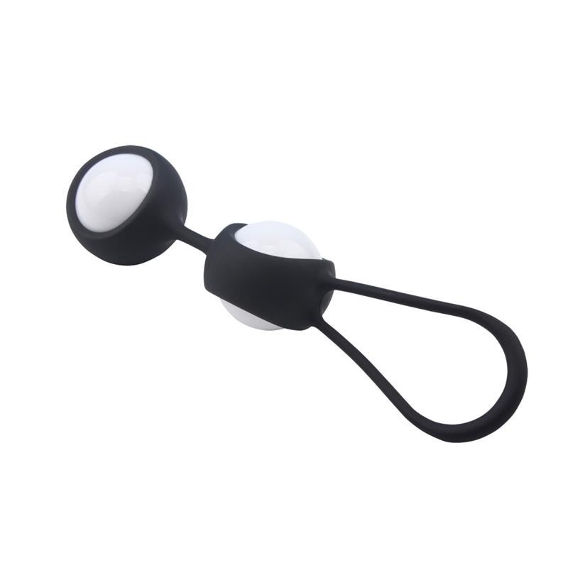 boules Geisha MisSweet 17,7 cm silicone Noir