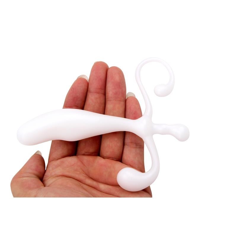 stimulateur Prostatique 12,5 x 2,5 cm Blanc