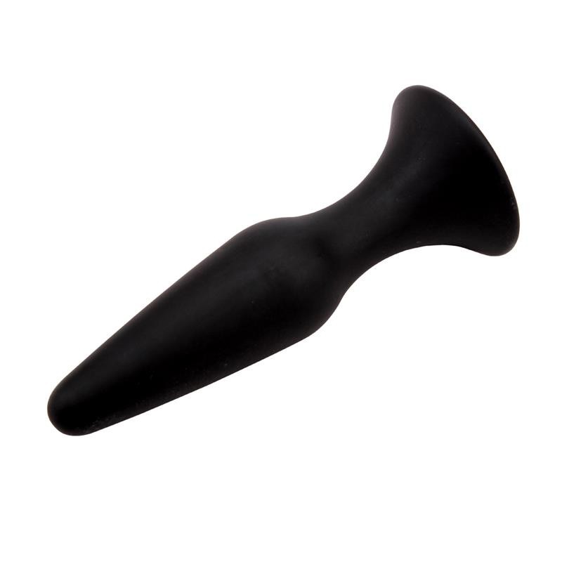 Plug Anal 12,5 x 3,1 cm Silicone Noir