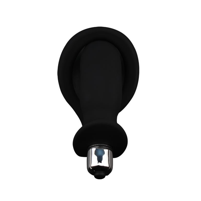 Anneau à pénis avec Plug Anal noir