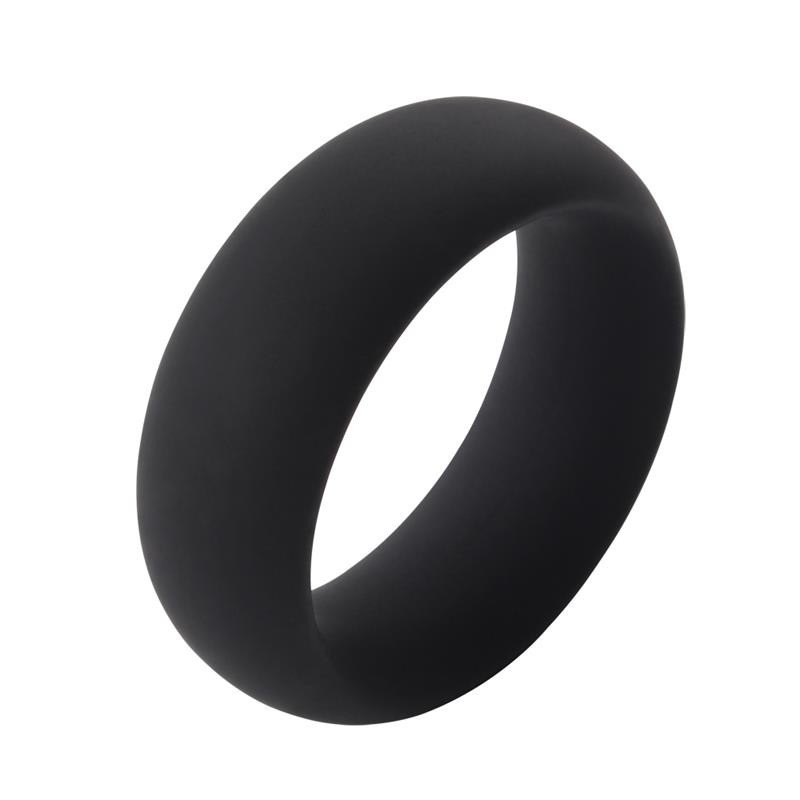 Anneau à pénis Infinity silicone M Noir