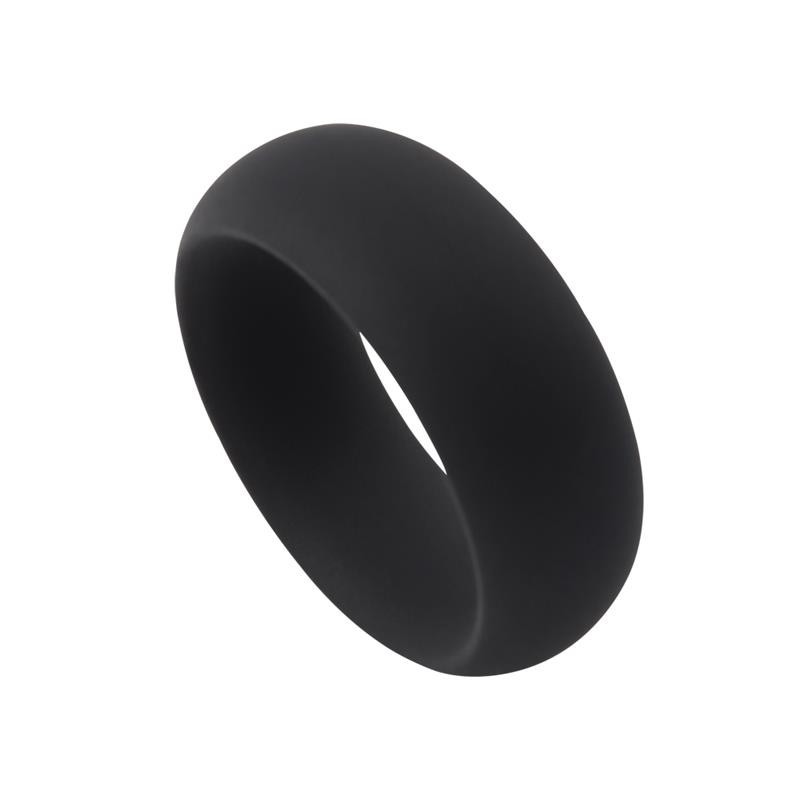 Anneau à pénis Infinity silicone M Noir