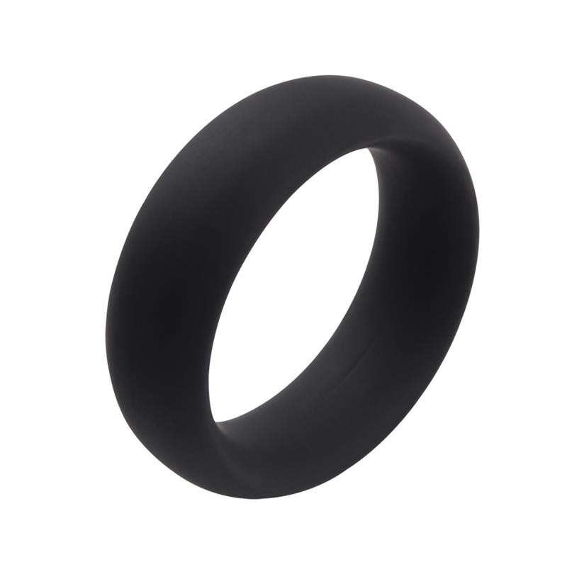Anneau à pénis Infinity silicone L Noir