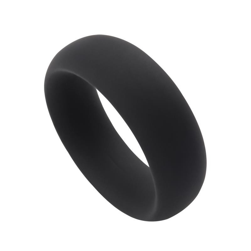 Anneau à pénis Infinity silicone L Noir