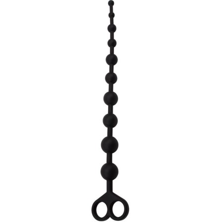 chaine Anal 30,8 x 2,4 cm silicone Noir