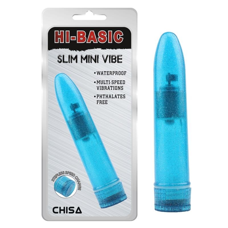 vibromasseur Slim Mini Bleu