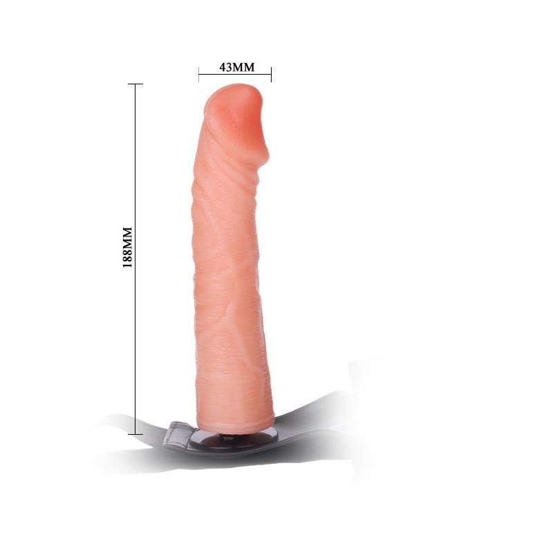 harnais avec gode 18,8 cm