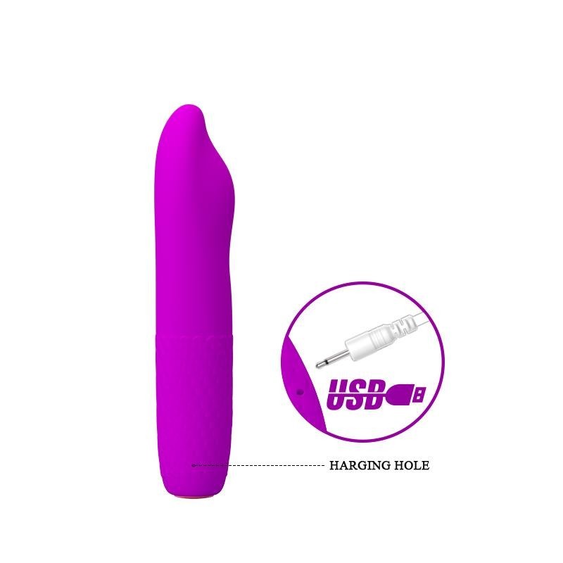vibromasseur rotatif Burke silicone 10,6 x 3,6 cm