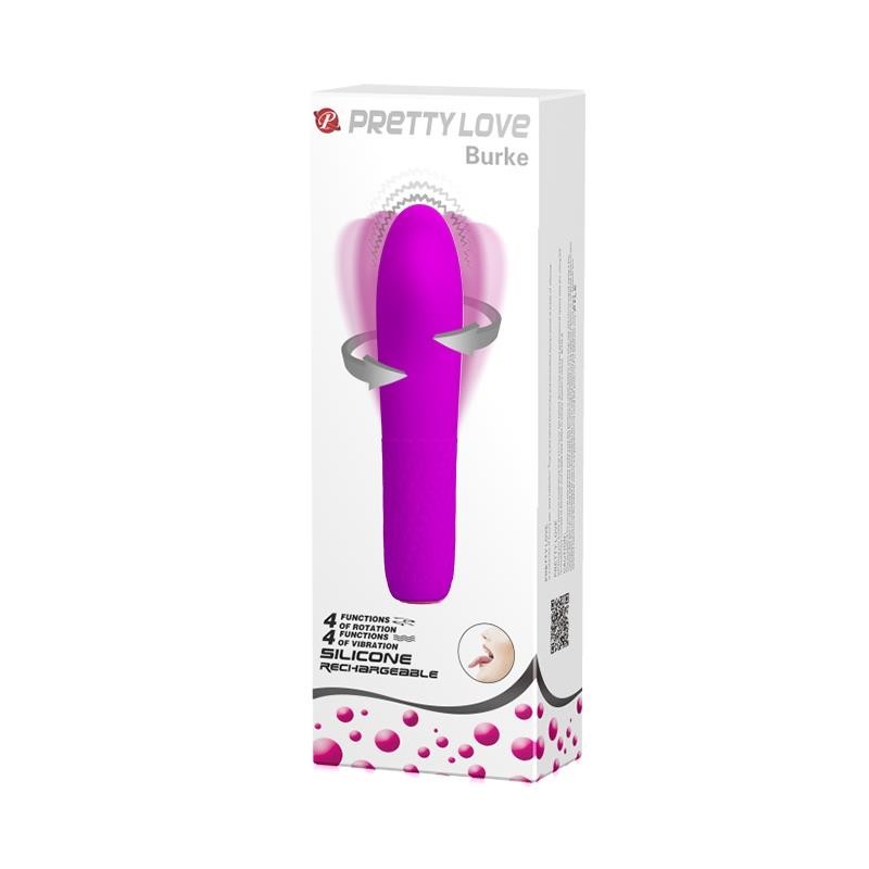 vibromasseur rotatif Burke silicone 10,6 x 3,6 cm