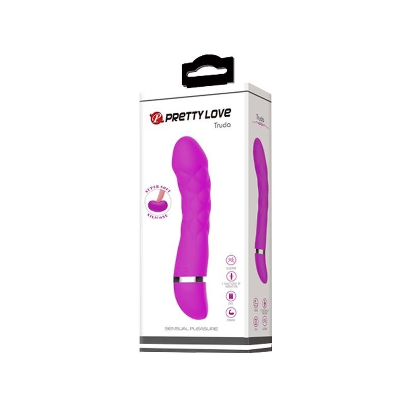 vibromasseur Truda silicone 18,8 x 3,5 cm