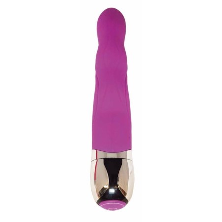 vibromasseur Alia mauve silicone 17,5 x 3,2 cm