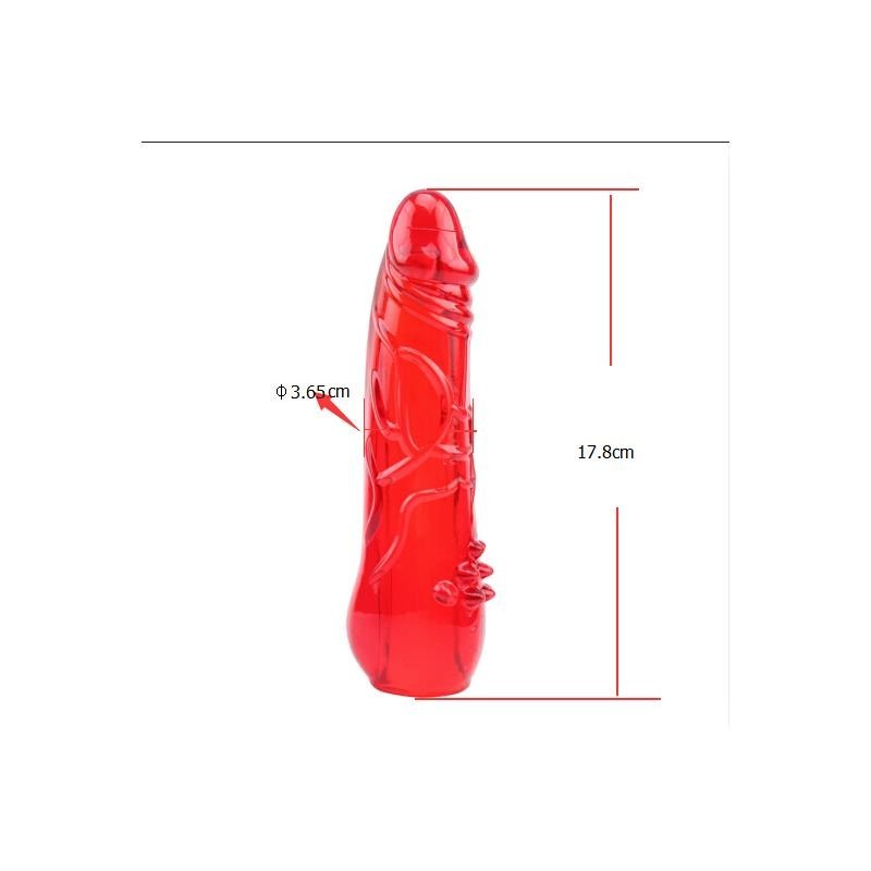 Kit Gode et Vibromasseur Hers Gode Kit rouge