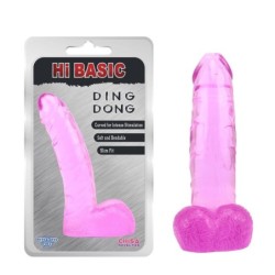 Gode Ding Dong Transparent-Rose