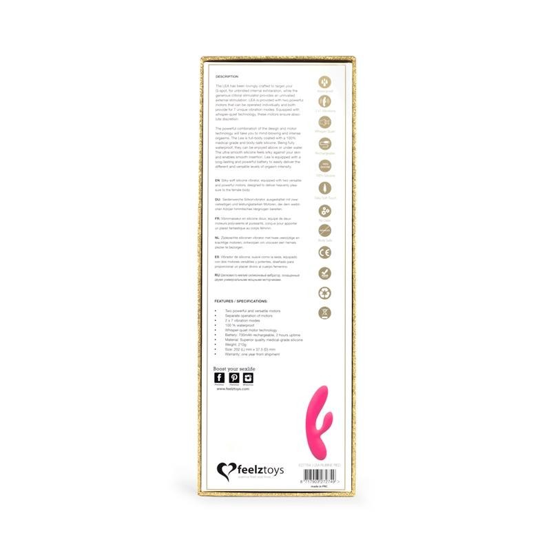 vibromasseur Rabbit Lea 20 x 3,7 cm