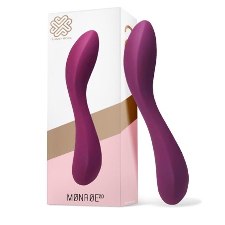Monroe 2.0 vibromasseur Silicone Liquide Injecté USB mauve